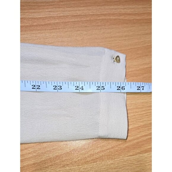 Twelfth Street Cynthia Vincent Romper M Retro Classic Old Money button Pintucked - Picture 6 of 16